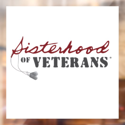 Sisters of Veterans Military Pride Design ウィンドウサイン (シート2)