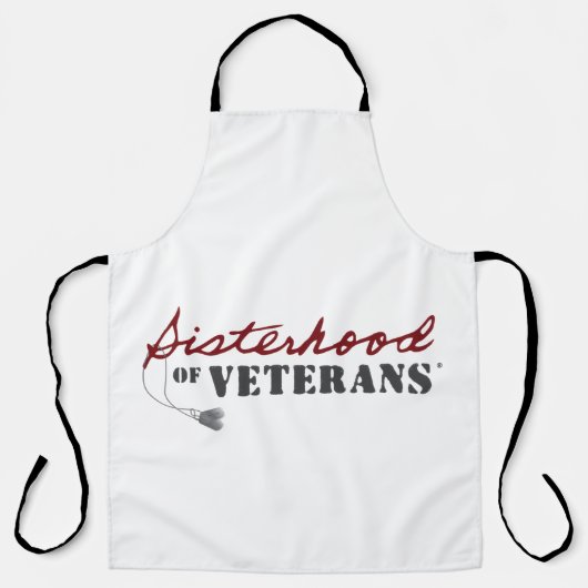 Sisters of Veterans Military Pride Design エプロン (正面)
