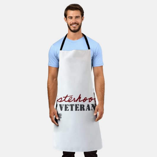 Sisters of Veterans Military Pride Design エプロン (着用した状態)