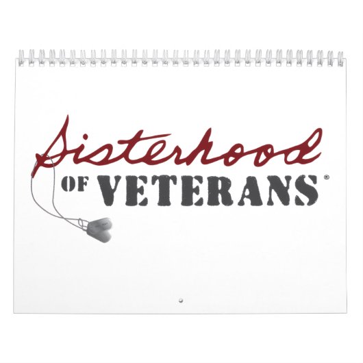 Sisters of Veterans Military Pride Design カレンダー (カバー)