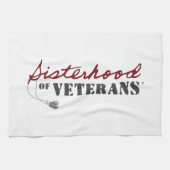 Sisters of Veterans Military Pride Design キッチンタオル (横)