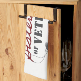 Sisters of Veterans Military Pride Design キッチンタオル