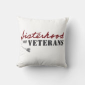 Sisters of Veterans Military Pride Design クッション (正面)