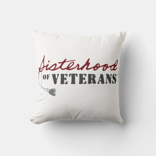 Sisters of Veterans Military Pride Design クッション (正面)