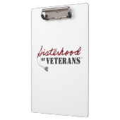 Sisters of Veterans Military Pride Design クリップボード (左)