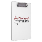 Sisters of Veterans Military Pride Design クリップボード (右)