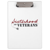 Sisters of Veterans Military Pride Design クリップボード (正面)