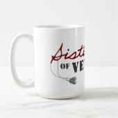 Sisters of Veterans Military Pride Design コーヒーマグカップ (左)