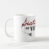Sisters of Veterans Military Pride Design コーヒーマグカップ (左)