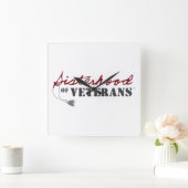 Sisters of Veterans Military Pride Design スクエア壁時計 (ホーム)