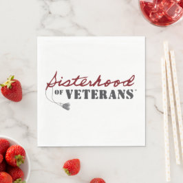 Sisters of Veterans Military Pride Design スタンダードランチョンナプキン