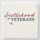Sisters of Veterans Military Pride Design ストーンコースター (正面)
