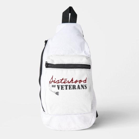 Sisters of Veterans Military Pride Design スリングバッグ (正面)