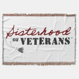 Sisters of Veterans Military Pride Design スローブランケット