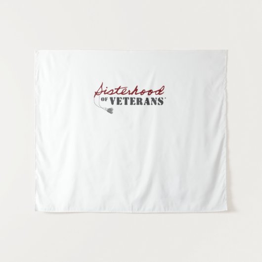 Sisters of Veterans Military Pride Design タペストリー (正面(横))