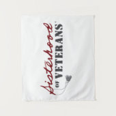 Sisters of Veterans Military Pride Design タペストリー (正面)