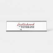 Sisters of Veterans Military Pride Design デスクネームプレート (正面)