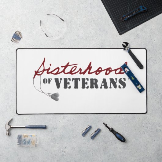 Sisters of Veterans Military Pride Design デスクマット (ワークステーション)