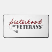 Sisters of Veterans Military Pride Design デスクマット (正面)