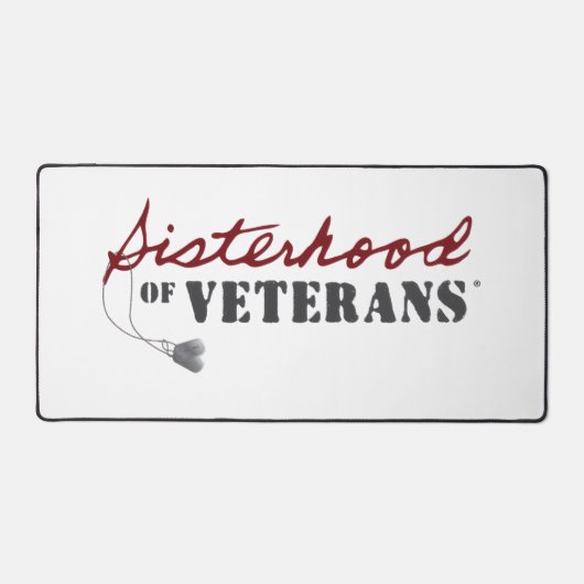 Sisters of Veterans Military Pride Design デスクマット (正面)