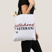 Sisters of Veterans Military Pride Design トートバッグ (クローズアップ)