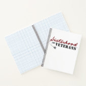 Sisters of Veterans Military Pride Design ノートブック (内部)