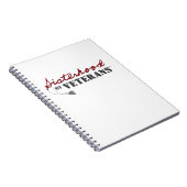 Sisters of Veterans Military Pride Design ノートブック (右側)
