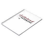 Sisters of Veterans Military Pride Design ノートブック (左側)