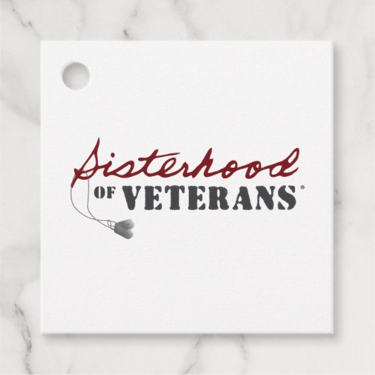Sisters of Veterans Military Pride Design フェイバータグ (正面)