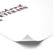 Sisters of Veterans Military Pride Design フォトプリント (角)