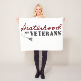 Sisters of Veterans Military Pride Design フリースブランケット