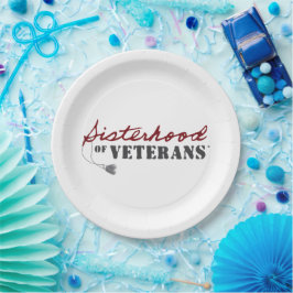 Sisters of Veterans Military Pride Design ペーパープレート