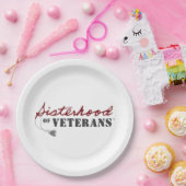 Sisters of Veterans Military Pride Design ペーパープレート (パーティー)