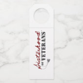 Sisters of Veterans Military Pride Design ボトルネックタグ (正面)