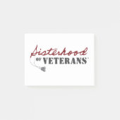 Sisters of Veterans Military Pride Design ポストイット (正面)