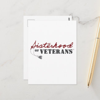 Sisters of Veterans Military Pride Design ポストカード