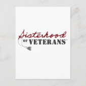 Sisters of Veterans Military Pride Design ポストカード (正面)