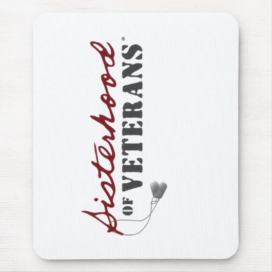 Sisters of Veterans Military Pride Design マウスパッド (正面)