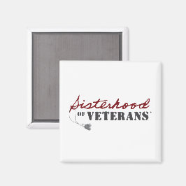 Sisters of Veterans Military Pride Design マグネット
