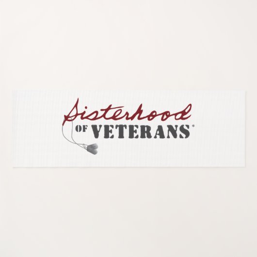 Sisters of Veterans Military Pride Design ヨガマット (正面(横))