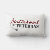 Sisters of Veterans Military Pride Design ランバークッション (裏面)