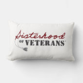Sisters of Veterans Military Pride Design ランバークッション (正面)