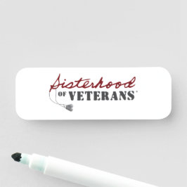 Sisters of Veterans Military Pride Design 名札