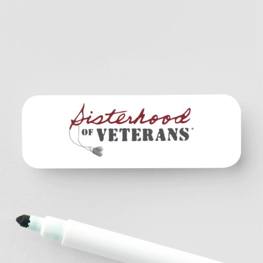 Sisters of Veterans Military Pride Design 名札 (インサイチュ)