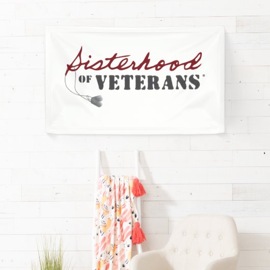 Sisters of Veterans Military Pride Design 横断幕 (インサイチュ)