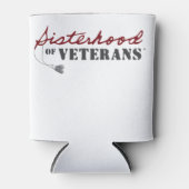Sisters of Veterans Military Pride Design 缶クーラー (正面)