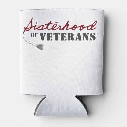 Sisters of Veterans Military Pride Design 缶クーラー (正面)