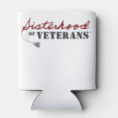 Sisters of Veterans Military Pride Design 缶クーラー (裏面)