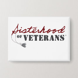 Sisters of Veterans Military Pride Design 缶バッジ