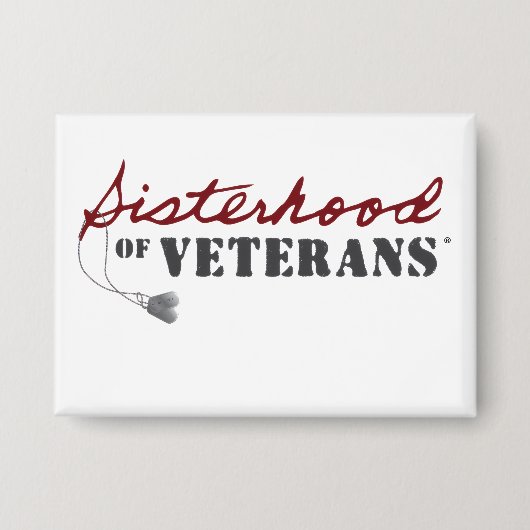 Sisters of Veterans Military Pride Design 缶バッジ (正面)